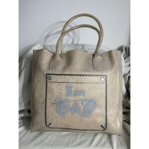 Juicy Couture Jelly Beach Tote Bag Glitter Rubber Women Vintage Y2K Deadstock